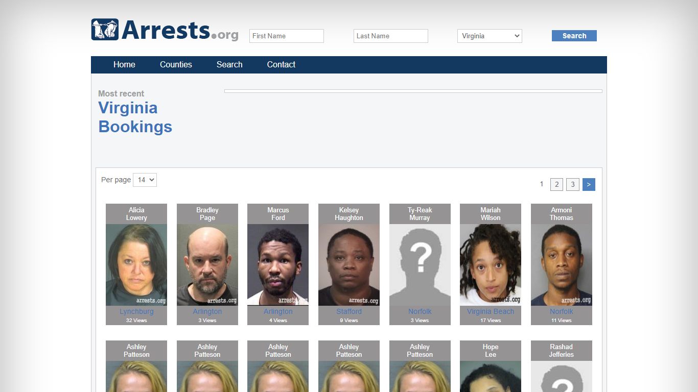 Virginia Arrests and Inmate Search